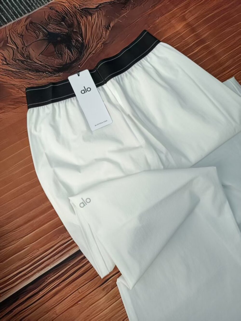 ✦Alo Yoga Suit Up Trouser White Regular Size ✦Loose Fit Pants - Picture 8 of 10